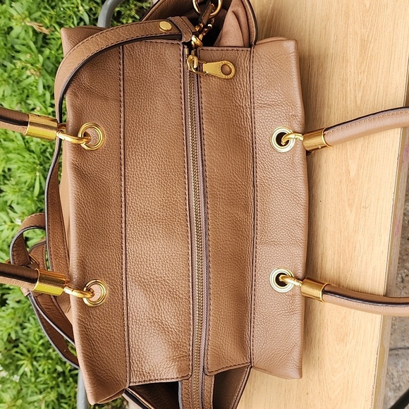 Marc by Marc Jacobs Too Hot to Handle Pebbled leather Saddle Bag in Tan Leather - Picture 11 of 16